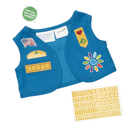 Girl Scout Cookie Teddy Bear Daisy Gift Set w/ Bows | BAB - US 0606