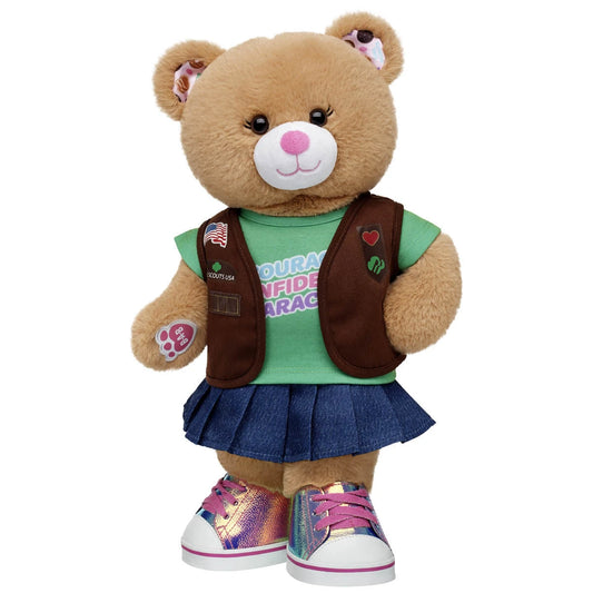 Girl Scout Cookie Teddy Bear Brownie Gift Set | BAB - US 3640