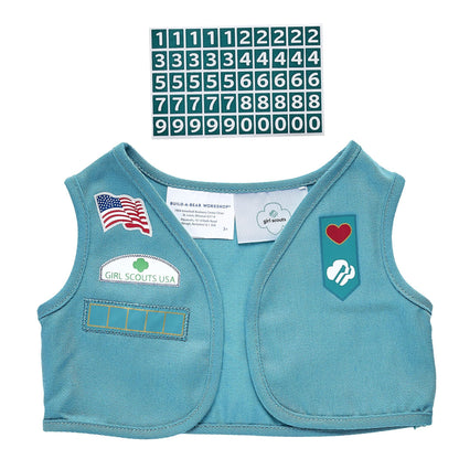Girl Scout Cookie Teddy Bear Junior Gift Set w/ Bows | BAB - US 8328
