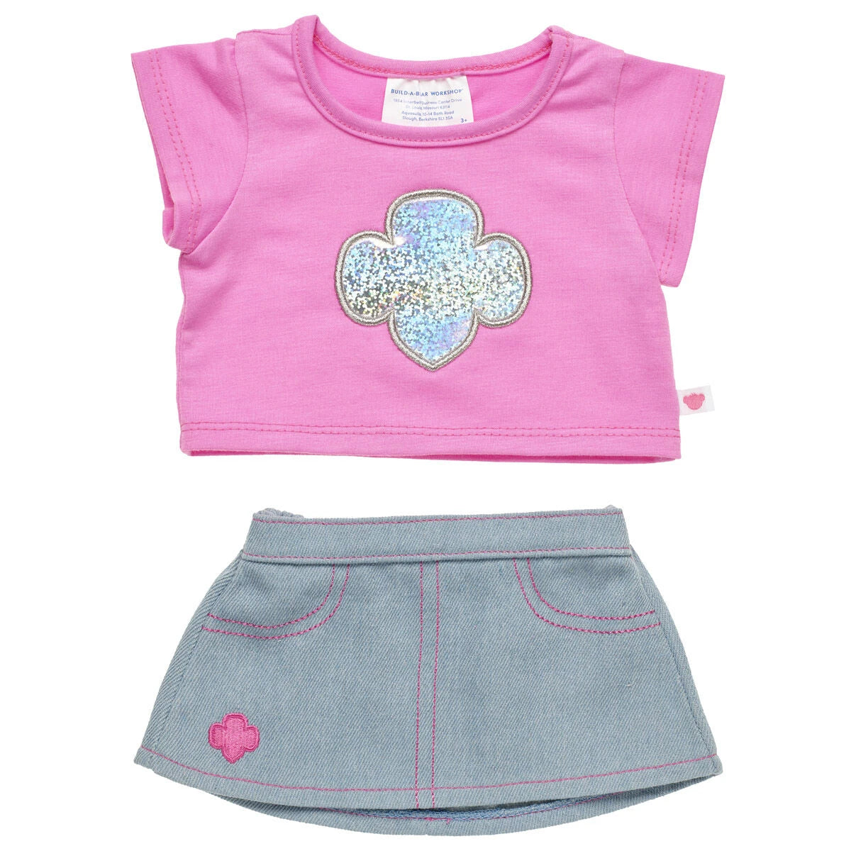 Girl Scout Trefoil Skirt Set for Plush Toys | Build-A-Bear® - US 0206