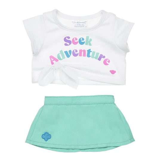 Girl Scout "Seek Adventure" Skirt Set for Stuffed Animals | Build-A-Bear® - US 7938