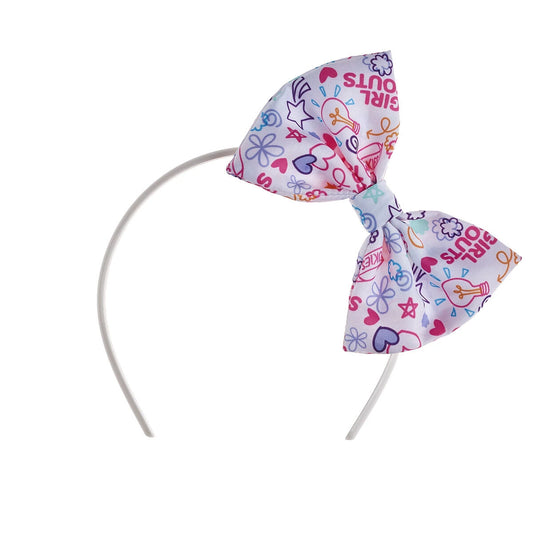 Build-A-Bear | Girl Scout Doodle Print Bow Headband - US 3224