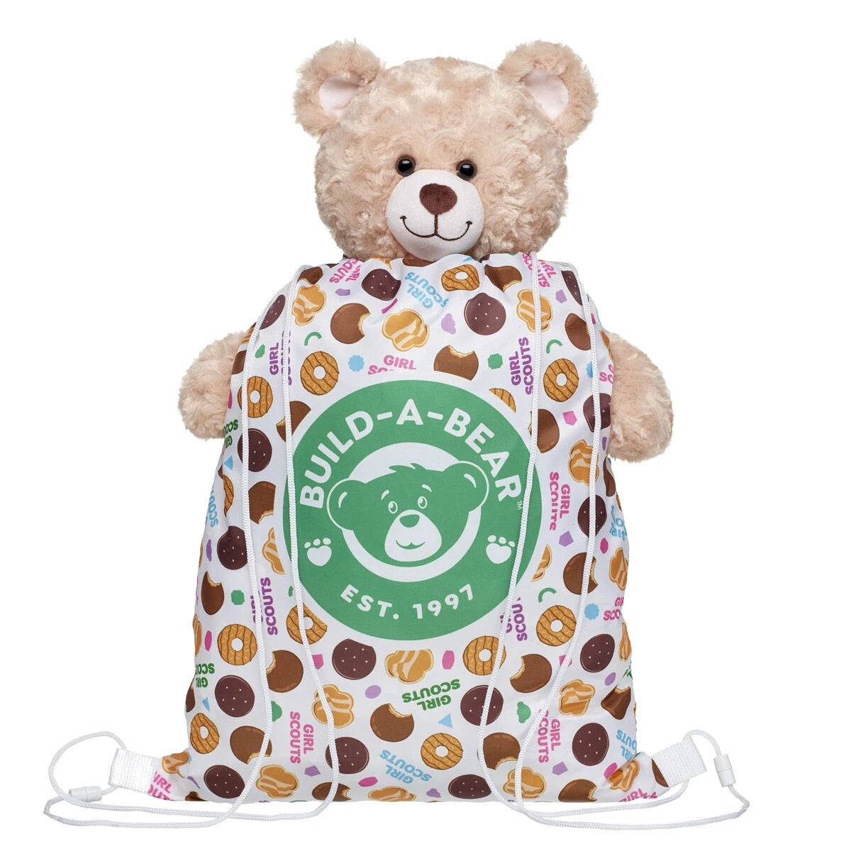 Girl Scout Cookie™ Toy Bear Carrier| Build-A-Bear - US 7069