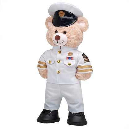 Happy Hugs Teddy Bear Naval Officer Gift Set | Build-A-Bear® - US 5172