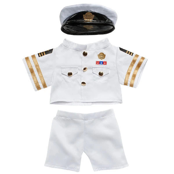 Happy Hugs Teddy Bear Naval Officer Gift Set | Build-A-Bear® - US 5911