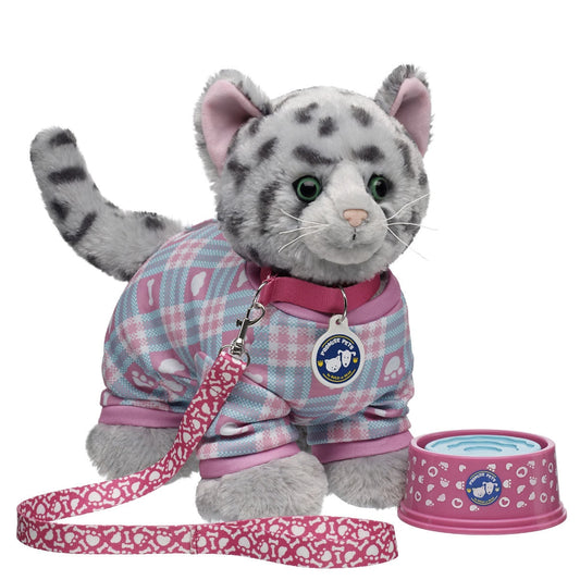 Promise Pets Ocicat Stuffed Animal PJs Gift Set w/ Slippers | Build-A-Bear - US 3155
