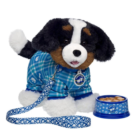 Promise Pets Bernese Mountain Dog Stuffed Animal Leash &amp; Bone Gift Set | Build-A-Bear - US 3903