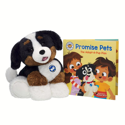 Promise Pets Bernese Mountain Dog Stuffed Animal w/ "Promise Pets: | BAB - US 7537