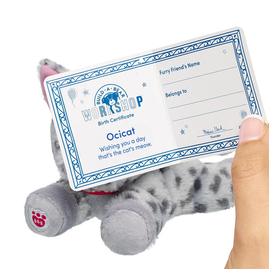 Build-A-Bear Mini Beans Promise Pets Ocicat Stuffed | BAB - US 5543