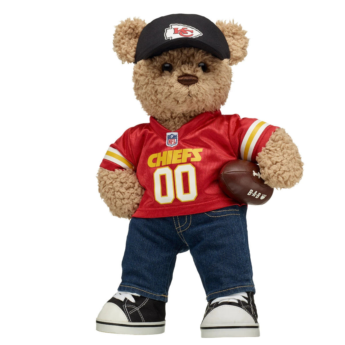 Kansas City Chiefs Timeless Teddy Bear Football Gift Set - US 7597