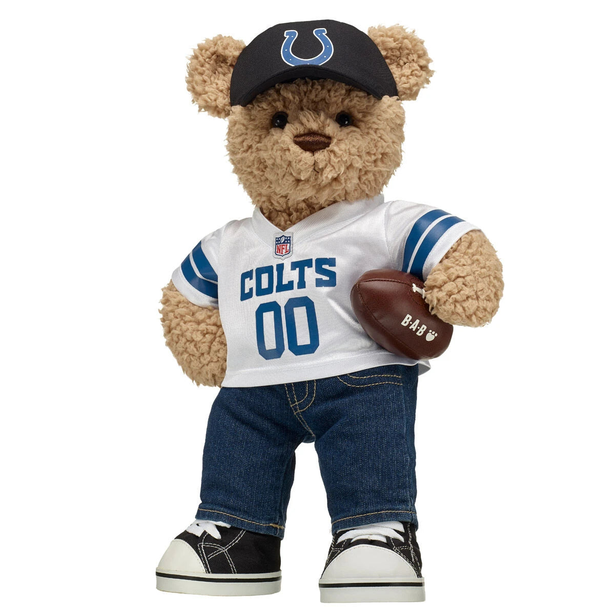 Indianapolis Colts Timeless Teddy Bear Football Gift Set - US 0818