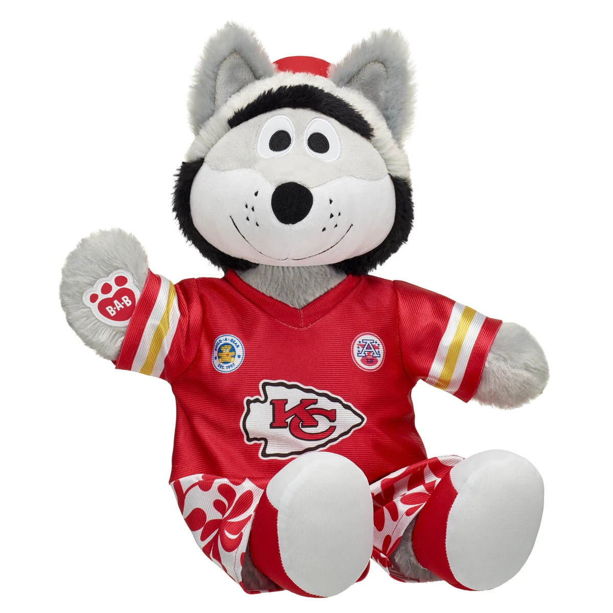 KC Wolf Plush for Kansas City Chiefs Fans | Build-A-Bear® - US 4841