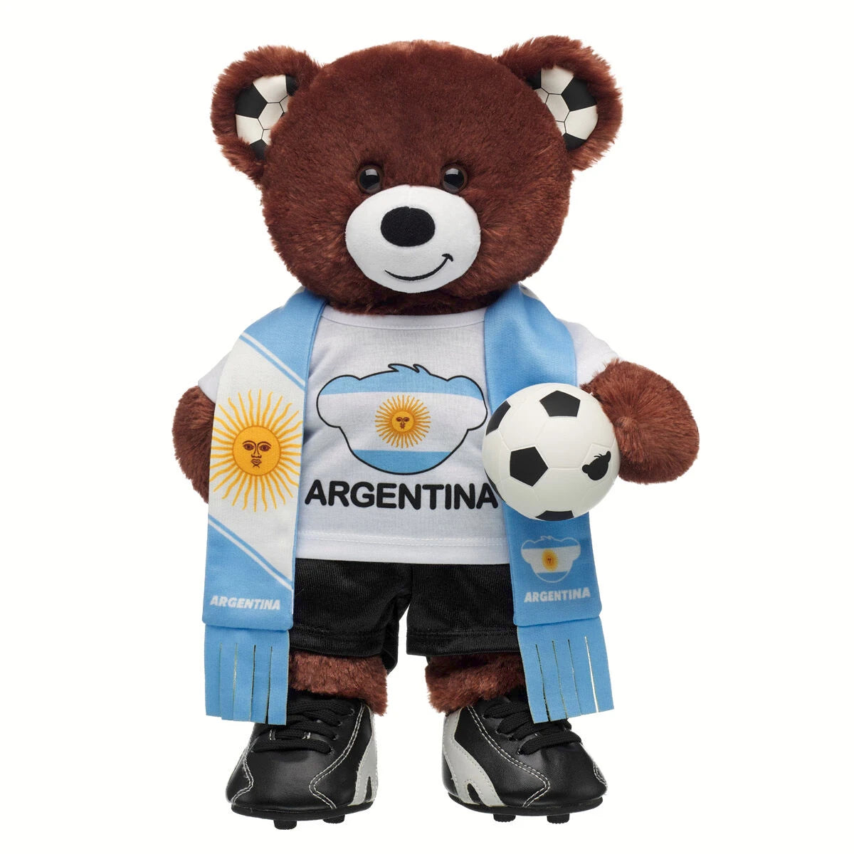Let's Goal Bear Argentina Gift Set | Build-A-Bear - US 4832
