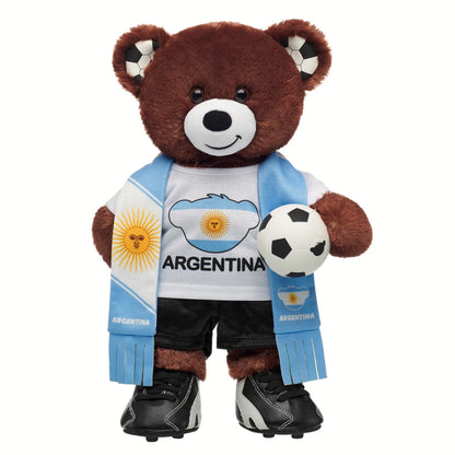 Let's Goal Bear Argentina Gift Set | Build-A-Bear - US 8327