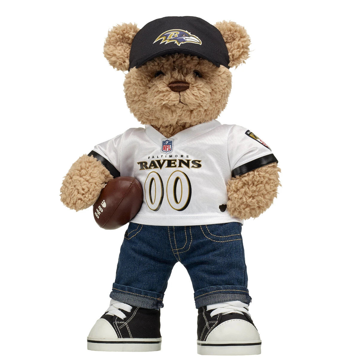 Baltimore Ravens Timeless Teddy Bear Football Gift Set - US 6538