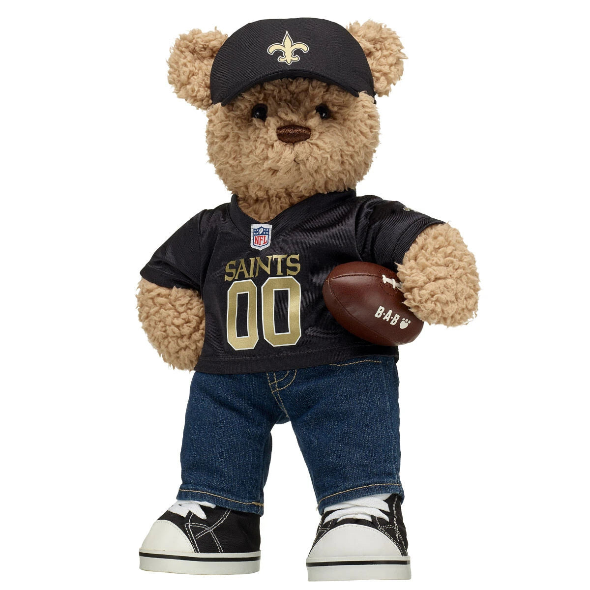 New Orleans Saints Timeless Teddy Bear Football Gift Set - US 1266