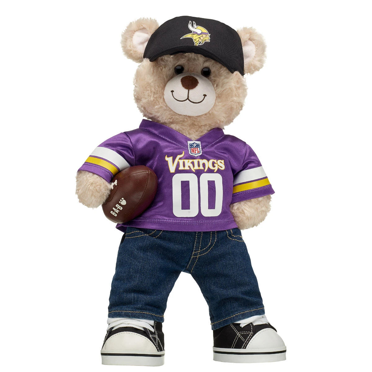 Minnesota Vikings Happy Hugs Teddy Bear Football Gift Set - US 4429