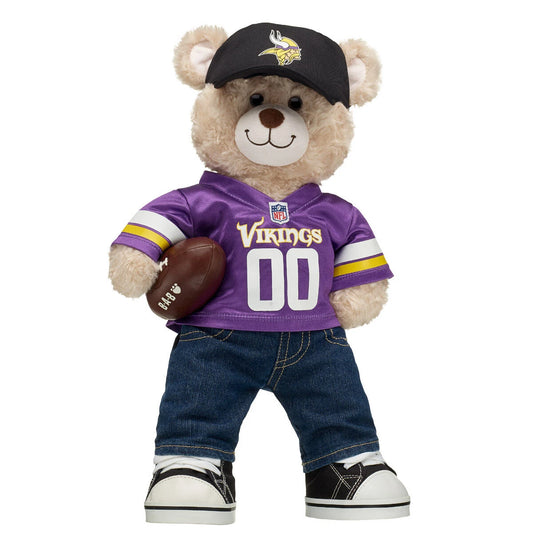 Minnesota Vikings Happy Hugs Teddy Bear Football Gift Set - US 7296