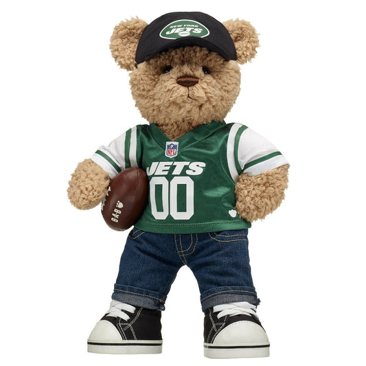 New York Jets Timeless Teddy Bear Football Gift Set - US 0163