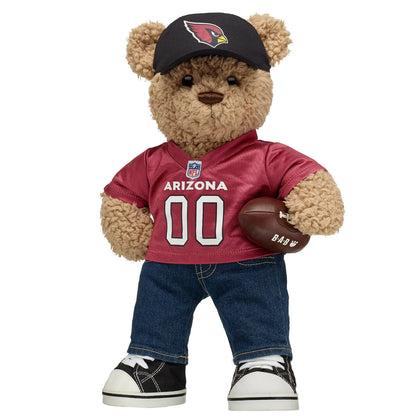 Arizona Cardinals Timeless Teddy Bear Football Gift Set - US 2677