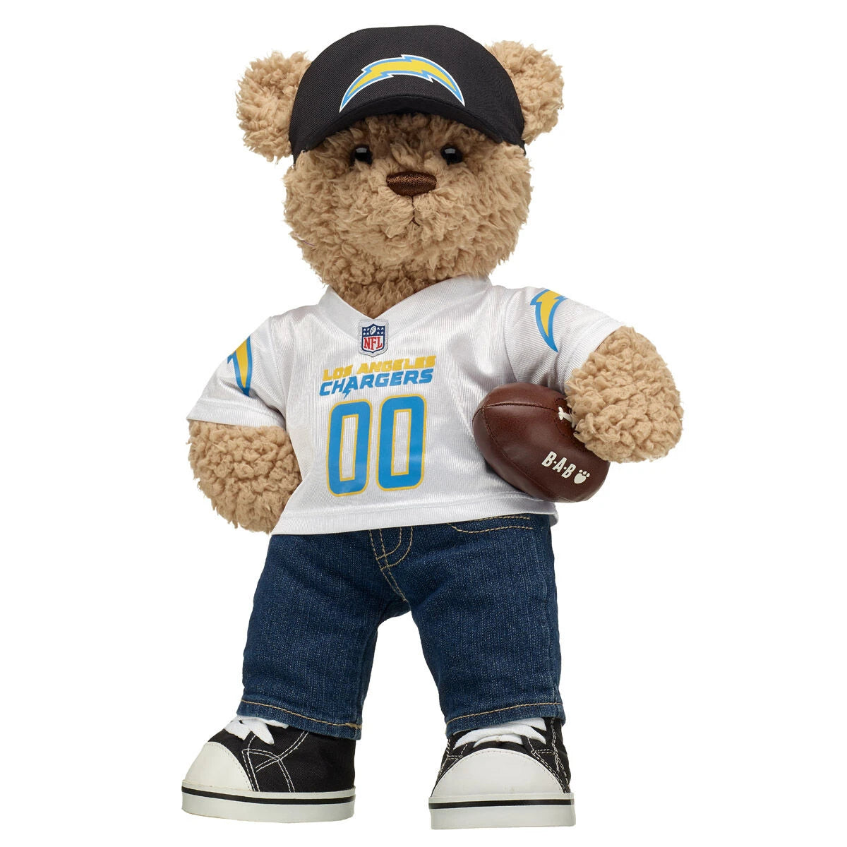 Los Angeles Chargers Timeless Teddy Bear Football Gift Set - US 1838