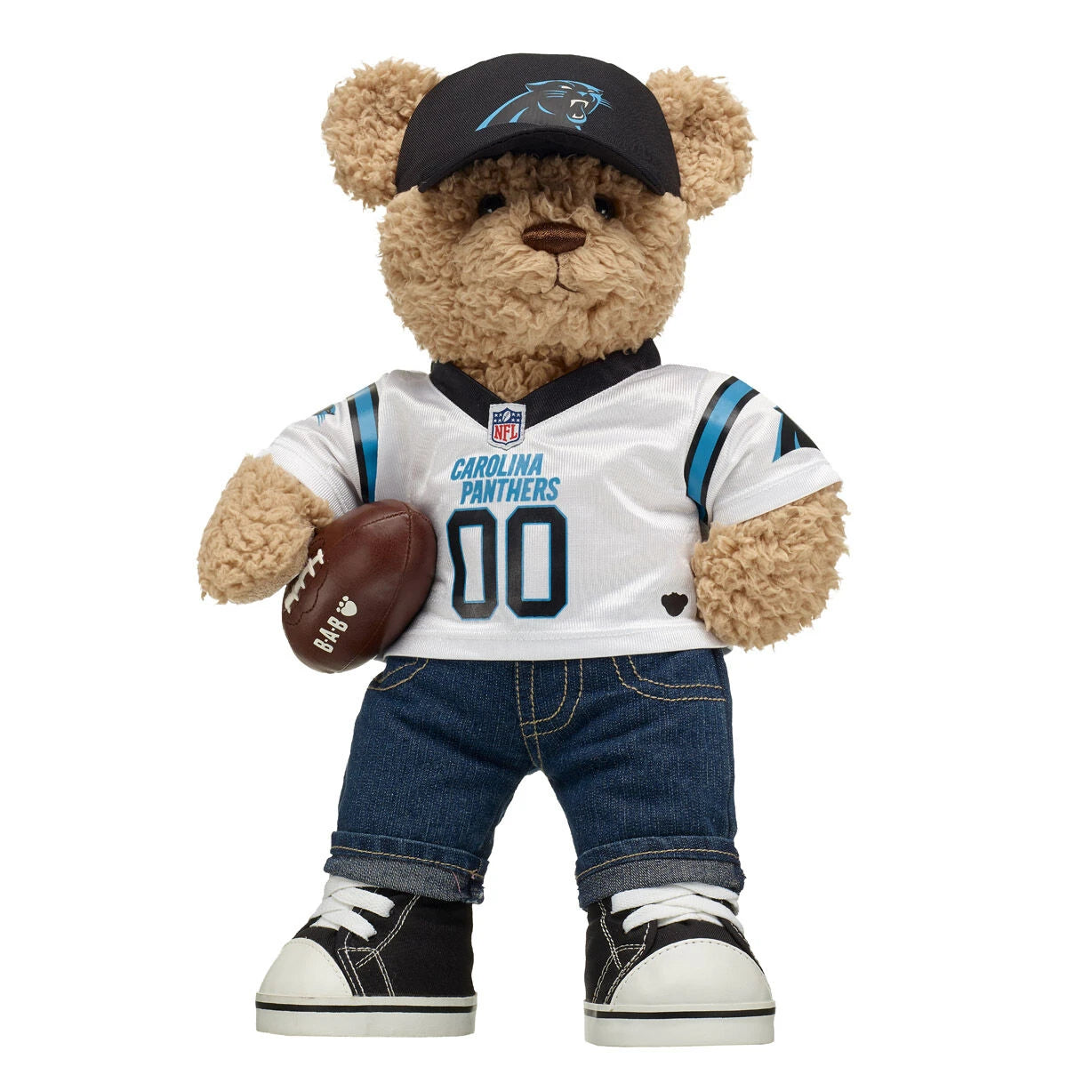 Carolina Panthers Timeless Teddy Bear Football Gift Set - US 5501
