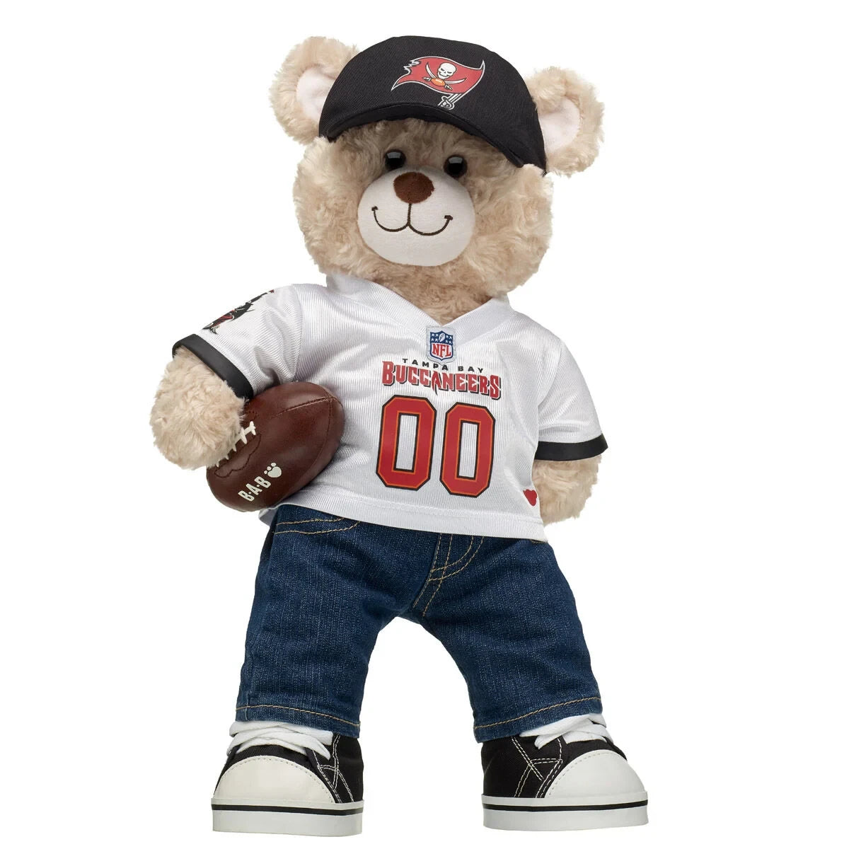 Tampa Bay Buccaneers Happy Hugs Teddy Bear Football Gift Set - US 6981