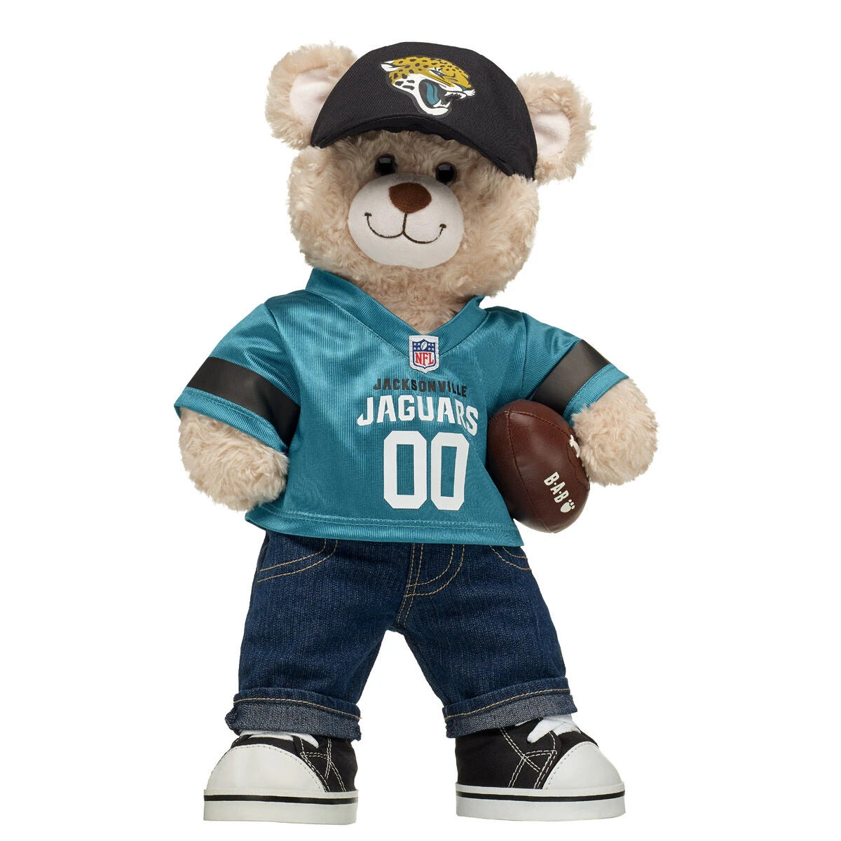 Jacksonville Jaguars Happy Hugs Football Teddy Bear Gift Set - US 2128