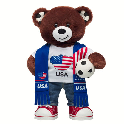 Let's Goal Bear USA Gift Set | Build-A-Bear - US 4686