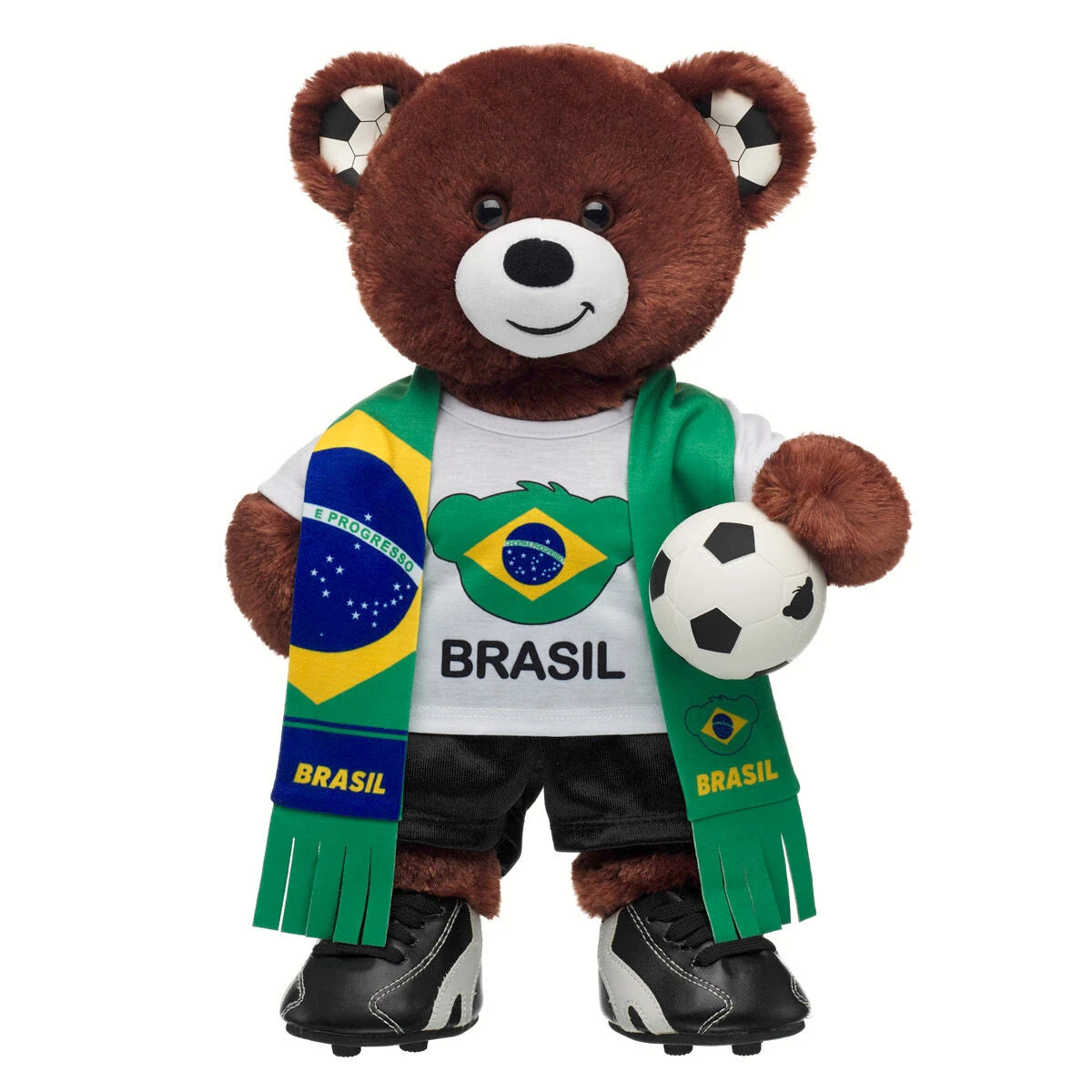 Let's Goal Bear Brasil Gift Set | Build-A-Bear - US 5969
