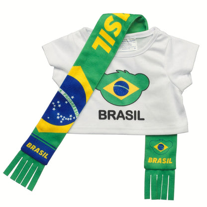 Let's Goal Bear Brasil Gift Set | Build-A-Bear - US 1338