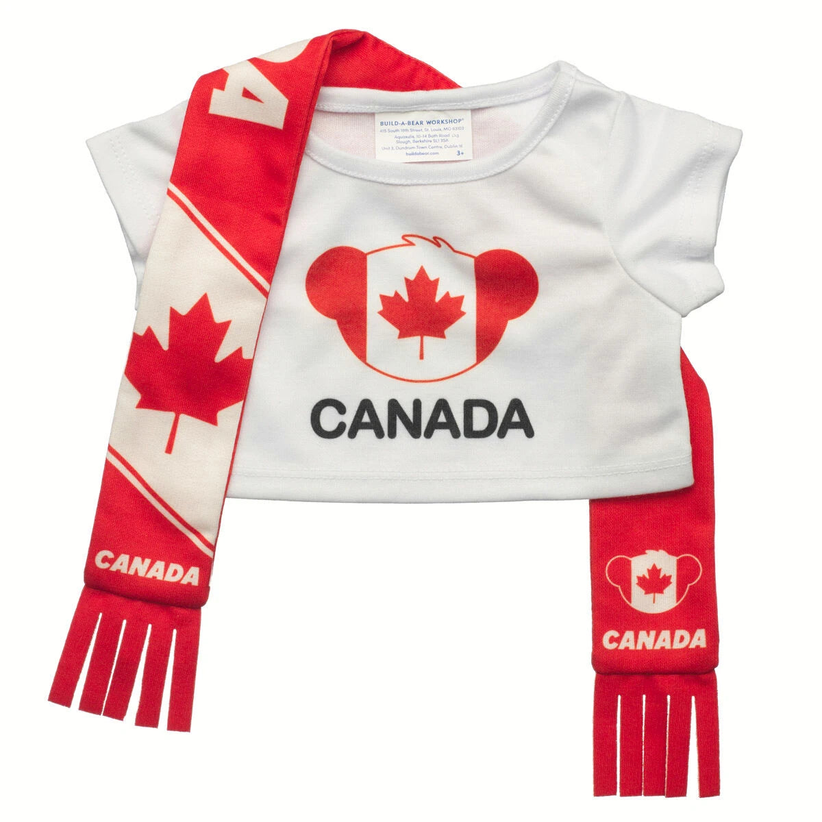 Let's Goal Bear Canada Gift Set | Build-A-Bear - US 5080