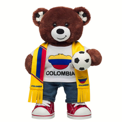 Let's Goal Bear Colombia Gift Set | Build-A-Bear - US 7871