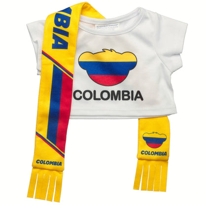 Let's Goal Bear Colombia Gift Set | Build-A-Bear - US 9974