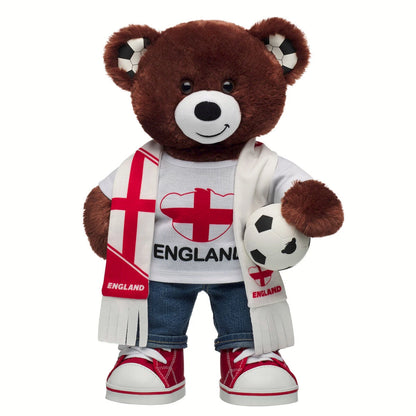 Let's Goal Bear England Gift Set | Build-A-Bear - US 0252