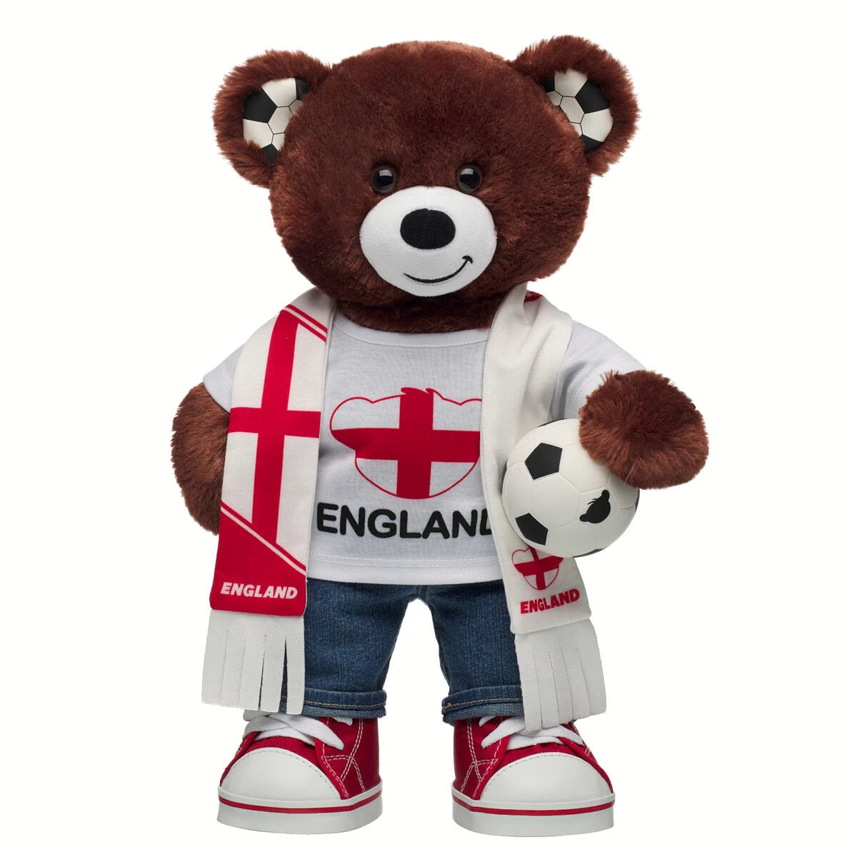Let's Goal Bear England Gift Set | Build-A-Bear - US 9228