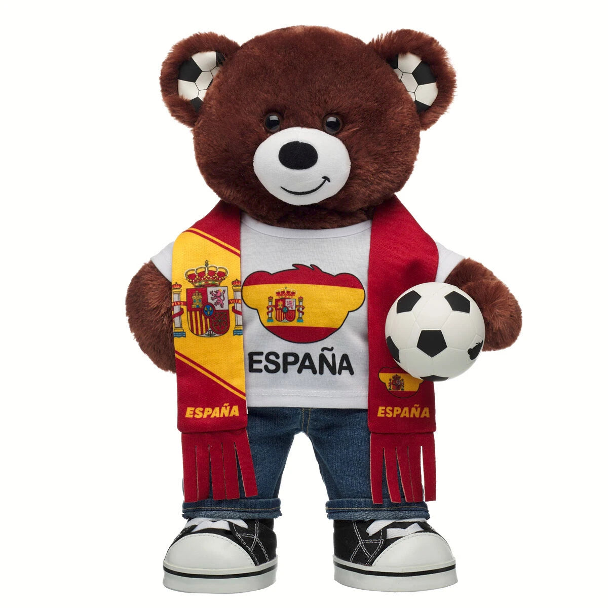Let's Goal Bear Spain Gift Set | Build-A-Bear - US 3769