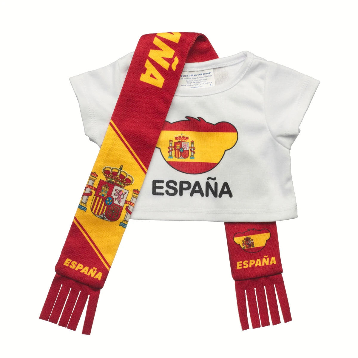 Let's Goal Bear Spain Gift Set | Build-A-Bear - US 1069