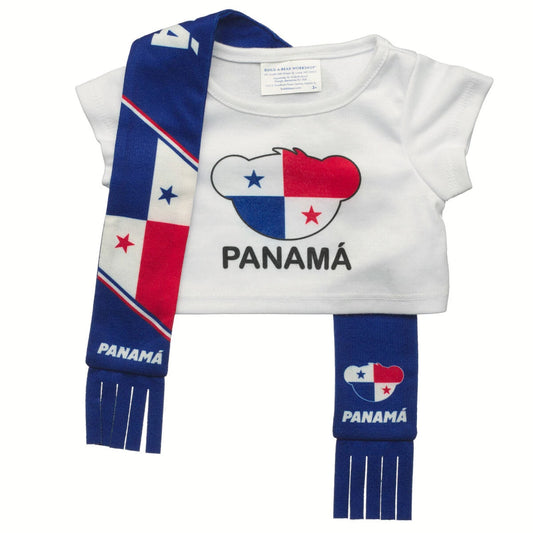 Panama Scarf &amp; T-Shirt Set | Build-A-Bear - US 6472
