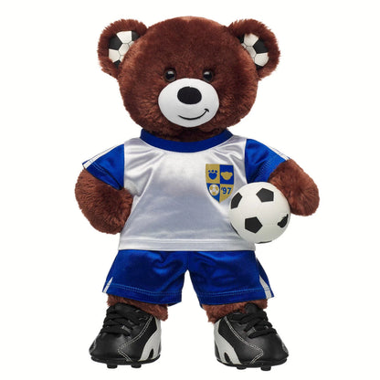 Let's Goal Bear Blue Soccer Uniform Gift Set | BAB - US 0032
