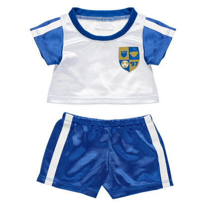 Pawlette™ Plush Blue Soccer Set &amp; Soccer Ball | Build-A-Bear® - US 6989