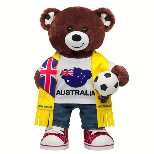 Let's Goal Bear Australia Gift Set | Build-A-Bear - US 6411