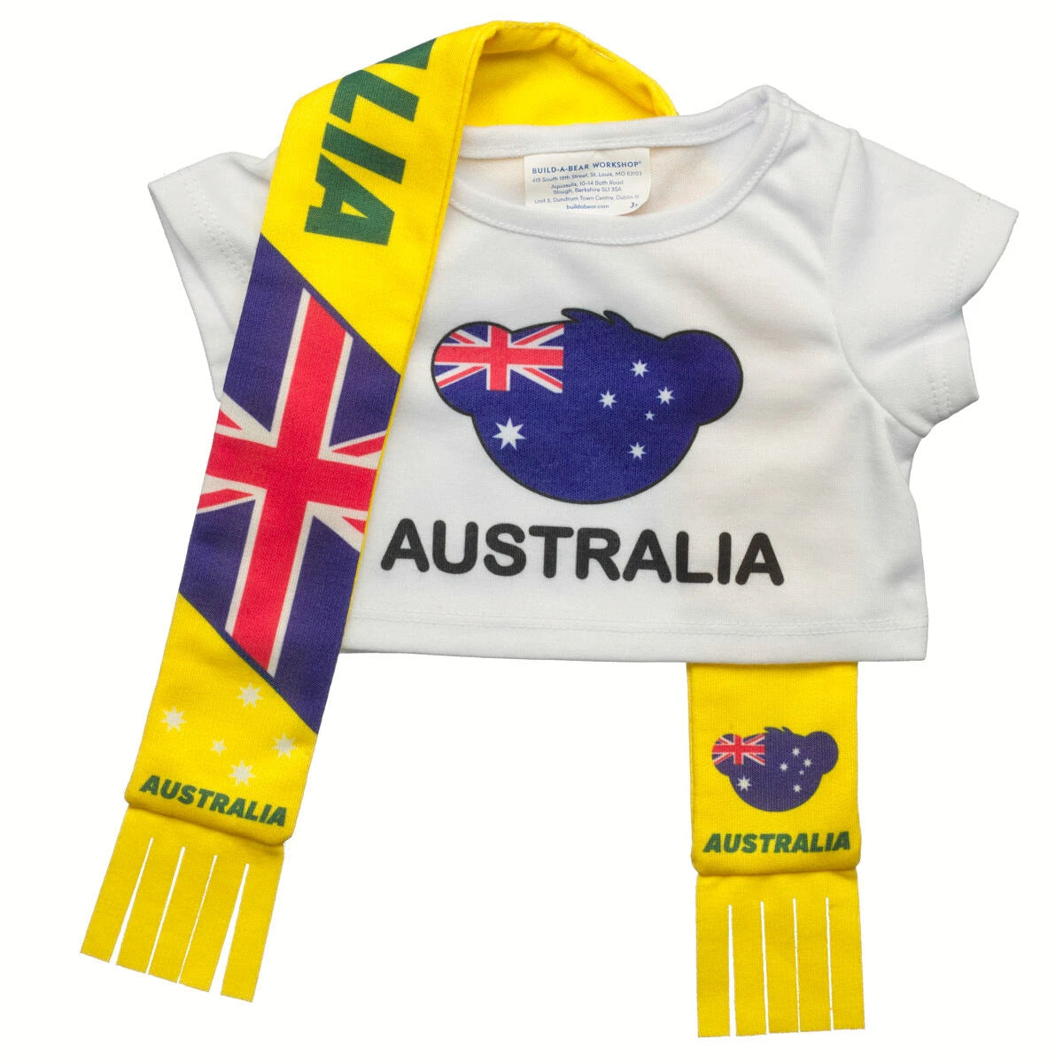 Let's Goal Bear Australia Gift Set | Build-A-Bear - US 5277