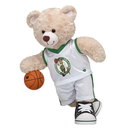 Boston Celtics Basketball Teddy Bear Gift Set | Build-A-Bear® - US 3436
