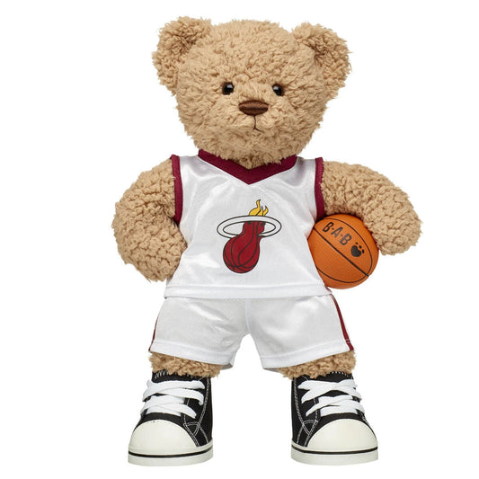 Teddy Bear Miami Heat Basketball Gift Set | Build-A-Bear® - US 0212