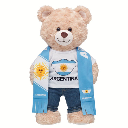 Argentina Scarf &amp; T-Shirt Set | Build-A-Bear - US 9270