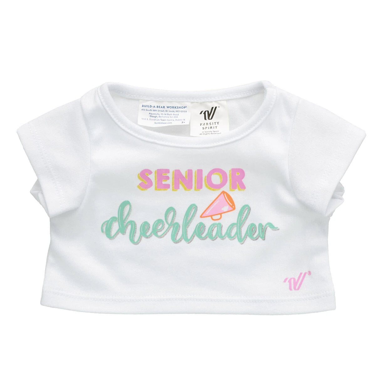Online-Only Varsity Spirit Senior Cheerleader Tee | Build-A-Bear® - US 8992