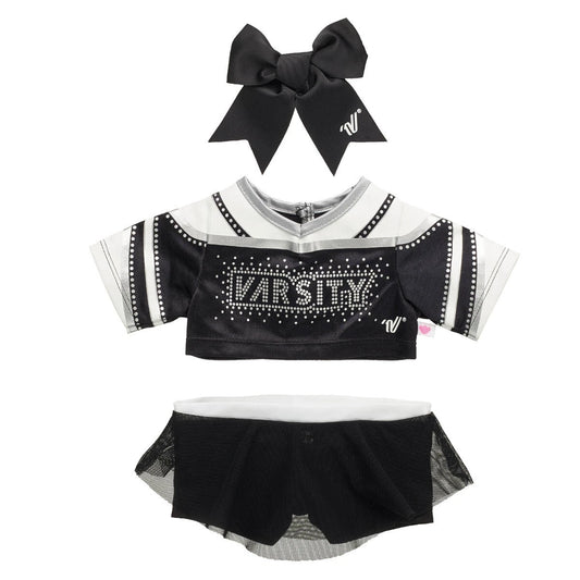 Varsity Spirit All-Star Black Cheer Uniform | Build-A-Bear® - US 3678