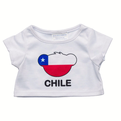 Online Exclusive Chile T-Shirt | Build-A-Bear - US 4305