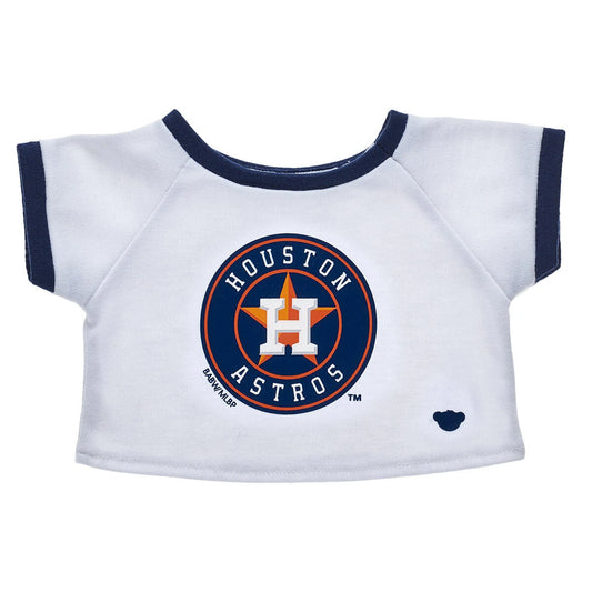 Houston Astros™ Ringer T-Shirt for Stuffed Animals | Build-A-Bear® - US 8636